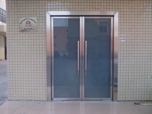不锈钢玻璃门001