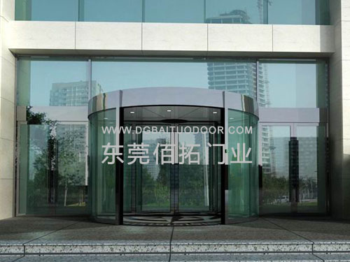 两翼自动旋转门