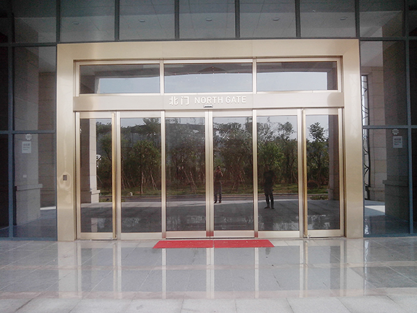 不锈钢电动玻璃门